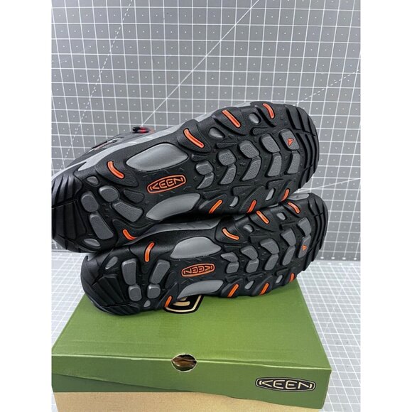 KEEN Koven Mid WP Hiking Outdoor Shoes Gray/Red Men’s Sz. 13 NIB New - Picture 8 of 9